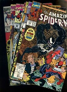 Amazing Spider-Man 333,341,346,359,360,381,385,387 * 8 * 1st Venom Tongue Cover!