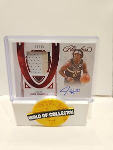 2021-22 Panini Flawless Ruby 06/15 Jrue Holiday #FPA-JHD 3 COLOR PATCH