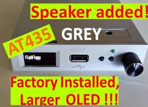 Gotek Grey USB Floppy Emulator OLED,Speaker,Dial - Amiga Atari IBM Roland AKAI