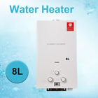 New Listing8L 2.11 GPM Tankless LPG Liquid Propane Gas Hot Water Heater Boiler + Shower Kit