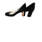 Prada mid heel black suede shoes 39