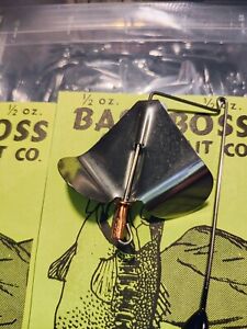 STAINLESS STEEL WITH COPPER RIVET BASS BOSS BUZZ BAITS - PICK SIZE AND COLOR