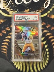 New Listing2020 Select Field Level Copper Die Cut #’d/355 Justin Herbert Rookie RC PSA 9 !!