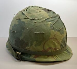 Vietnam Era US Combat Helmet - Attic Find