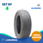 Set of (4) Used 235/60R18 Michelin Defender LTX M/S 107H - 6/32 (Fits: 235/60R18)