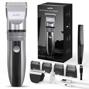 SEJOY Professional Hair Clippers Cordless Barber Trimmer Beard Cutting Machine