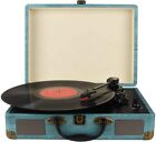 Vintage 3 Speed Belt-Driven Record Player with Bluetooth and Built-In Speaker