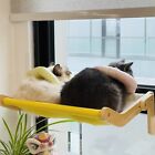 Mewoofun Cat Window Perch Lounge Mount Hammock Seat Bed Shelves（Yellow/Grey）