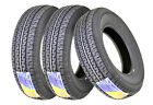 ST205/75R14 Trailer Tires FREE COUNTRY 8PR LRD Steel Belted w/Scuff Guard Set 3