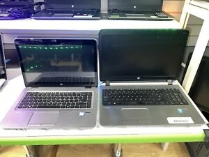 Mixed Lot of 2 HP ProBook Intel Core i7/HP Elitebook 840 G4 i5 *Parts Or Repair*