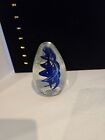 Genral Mills Award Paperweight with blue swirl