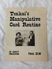 Tenkai's Manipulative Card Routine Illustrated, An Abbott Publication