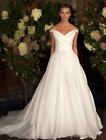 AUSTIN SCARLETT Bridal Wedding Dress Gown Charlotte Sweetheart Silk Off Shoulder