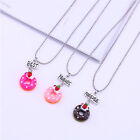 3pcs Best Friends Forever Necklaces Ice Cream Donuts Pendant Jewelry