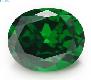 9x11 mm AAAAA Natural Green Emerald 5.35 ct Oval Faceted Cut VVS Loose Gemstones
