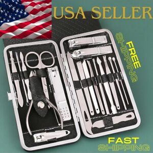 Manicure Set With 19 Pieces Nail Tools For Beauty Care NEW PRODUCT USA SELLER!!!