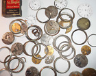 Lot of Vintage Pocket Watch Parts Movements & More 4 Art or Parts Lot# 81