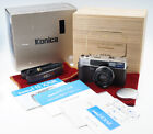 @Rare@ Konica Hexar Film Camera + 35mm f/2 Lens Rhodium Edition with Box