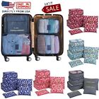 6PCS Luggage Packing Cubes Organizer Suitcase Set For Travel and Storage Clothes