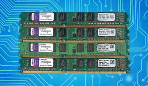 8GB (4x2GB) PC3-10600u DDR3-1333MHz 2Rx8 Non-ECC Kingston KTH9600B/2G VLP