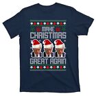 Trump Mugshot Make Christmas Great Again Funny Ugly T-Shirt