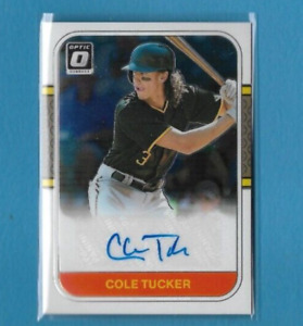New Listing2021 Donruss Optic Cole Tucker ROOKIE, Retro Throwback Auto Autograph #RS87-CT