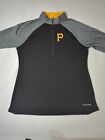 Majestic Cool Base Pittsburgh Pirates Long Sleeve 1/4 -Zip Shirt Size Large