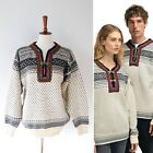 Dale of Norway | Vintage Setesdal Sweater - Norwegian Wool in Off White, Black