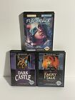 Sega Genesis Lot RPG Faery Tale Adventure Flashback Dark Castle All Complete VG+