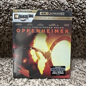 New ListingOppenheimer (Icon Ed. Walmart Exclusive 4K, Blu-ray Digital, 3-Disc) Brand New