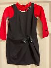 Eliane et Lena Red Top and Jumper/Dress Girls Size 5A or 5