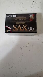 TDK SA-X 90 High Bias IEC II / Type II Blank Cassette Tapes NEW 4 PACK SEALED