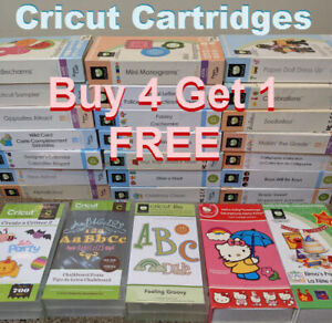 🔥 New/Used Cricut Cartridges 🔥 Make your Own Crafting Lot 🔥Buy 4 get 1 FREE🔥