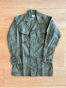 NOS Vietnam War Ripstop Cotton Jungle Jacket Size XS Regular