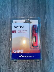 SONY Walkman NWZ-B135F Red Digital Music Player MP3 FM Tuner 2008 NEW SEALED