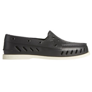 Sperry AO Float Cozy Lined Boat  Mens Black Casual Shoes STS23884