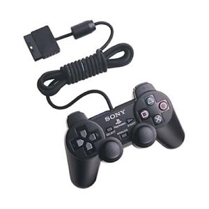 Refurbished DualShock 2 Controller - Black - PlayStation 2 PS2 Good