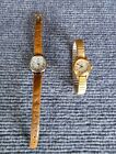 Lot Of Two Women's Vintage Timex Needs Battery's.