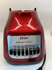 Oster Duralast Classic Blender 7 Settings Red Color Motor Base  Tested.