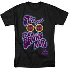 Woodstock Brown Acid T Shirt Licensed 1969 Rock Festival Peace & Music Black