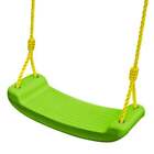 Swing-N-Slide Contoured Swing Seat - Green with Yellow Rope - Kids