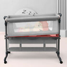 Portable Infant Bassinet Baby Bedside Bassinet Crib Sleeper Height Adjustable