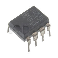 TL072CN Original Pulled ST Microelectronics Operational Amplifier IC 8 Pin