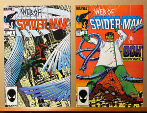 WEB OF SPIDER-MAN Marvel Comics lot (17 comics) + Manga SM #3 + Spectacular #250