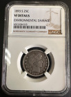 1893-S Barber Quarter NGC Very Fine, Semi-Key Date, Low Mintage Coin