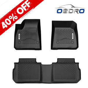 Car Floor Mats Rubber Carpet Liners  Fits For Cadillac XT5 2017-2024 All Weather