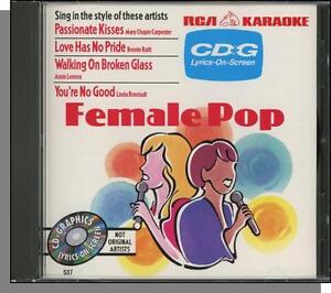 Karaoke CD+G - Female Pop - New 4 Song RCA CD! You're No Good, Passionate Kisses