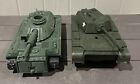 Vtg G.I. Joe Toys for PARTS/REPAIR - 1982 Mobat Battle Tank & Zima Carrying Case
