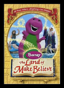 Barney Land of Make Believe DVD THE MOVIE PURPLE DINOSAUR BJ  Baby Bop + MORE