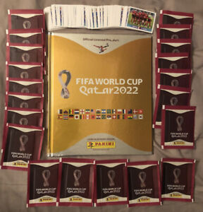 PANINI World Cup Qatar 2022 album hard cover gold 2022 made in brazil sealed..